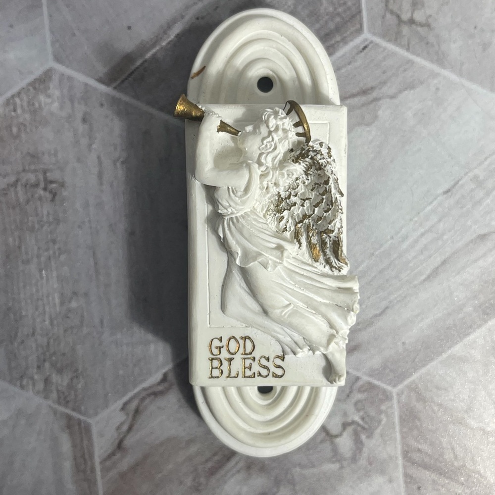 House of Lloyd Angel Blessings Wall Plaque Christmas Around The World 1997